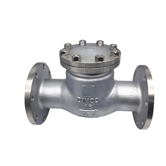 Oil/Gas Pipeline 304 Stainless Steel High-Pressure Anti-Backflow Flange Swing Check Valve